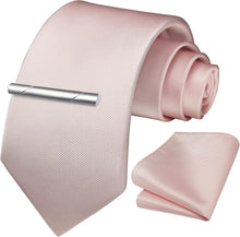 Herren Hochzeit Krawatten Einstecktuch Set Einfarbige Farben