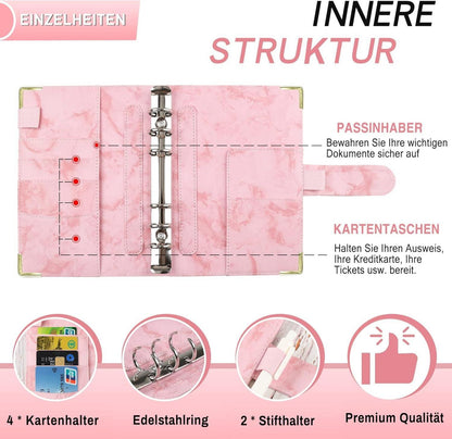 Budget Planner A6 Deutsch Geld Organizer Sparbuch