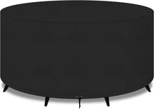 Gartentisch Abdeckung 420D Wasserdicht Schwarz 130x70cm