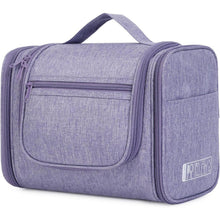 Große Kulturtasche zum Aufhängen, Reise-Waschtasche mit vielen Fächern, Violett