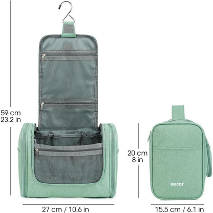 Große Kulturtasche zum Aufhängen, Reise-Waschtasche mit vielen Fächern
