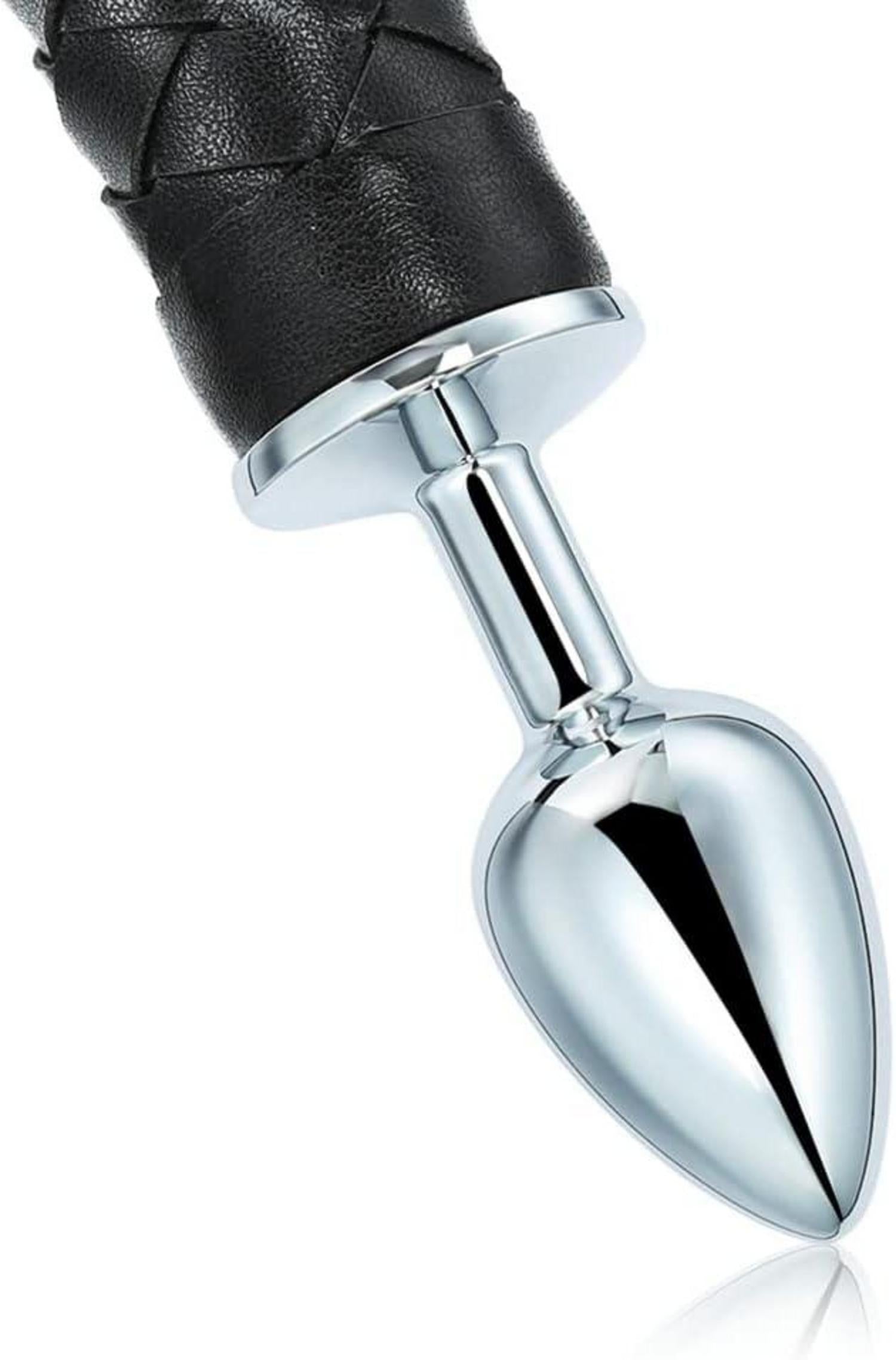 Metall Analplug Teufelsschwanz 108 cm SM Sexspielzeug Butt Plug Cosplay Rollenspiel