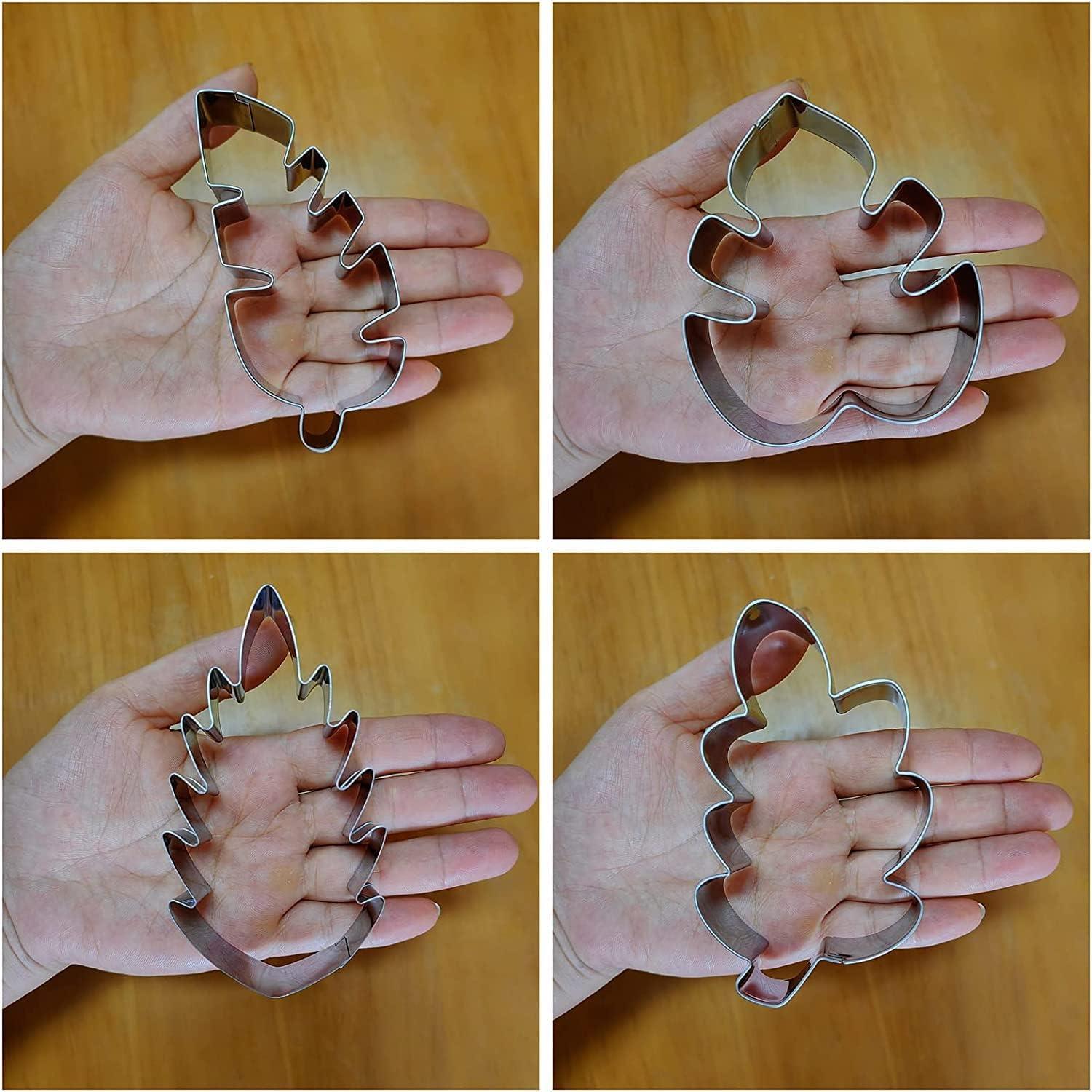 Blätter Ausstechformen Set - 4 Stück - Tropical Leaf Cookie Cutter Kit