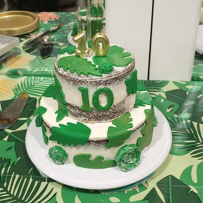 Tropische Blätter Ausstechformen Set 4-teilig Eichenblatt Monstera Farn Fondant