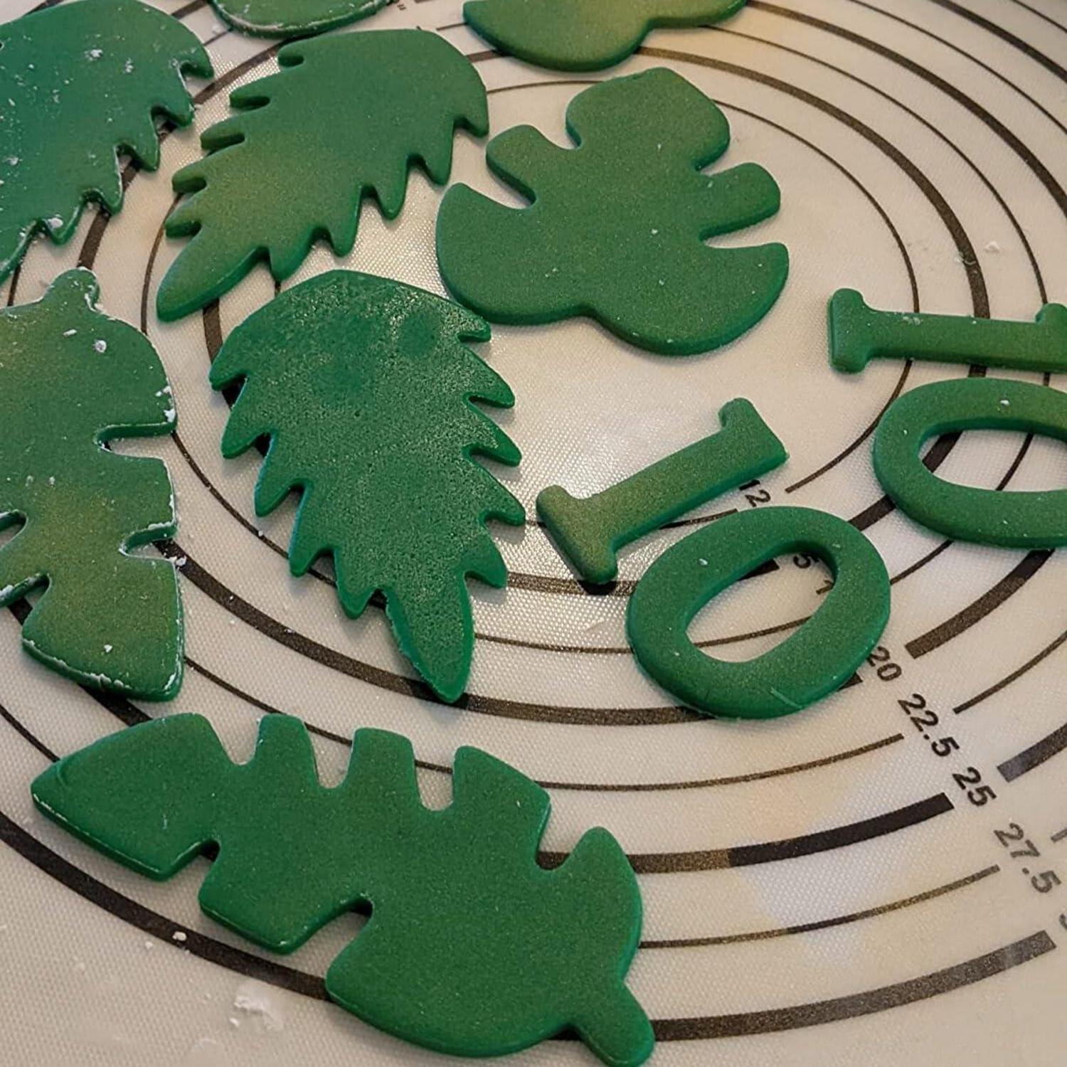 Blätter Ausstechformen Set - 4 Stück - Tropical Leaf Cookie Cutter Kit