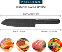 Professionelles Santoku Messer 17cm, Edelstahl