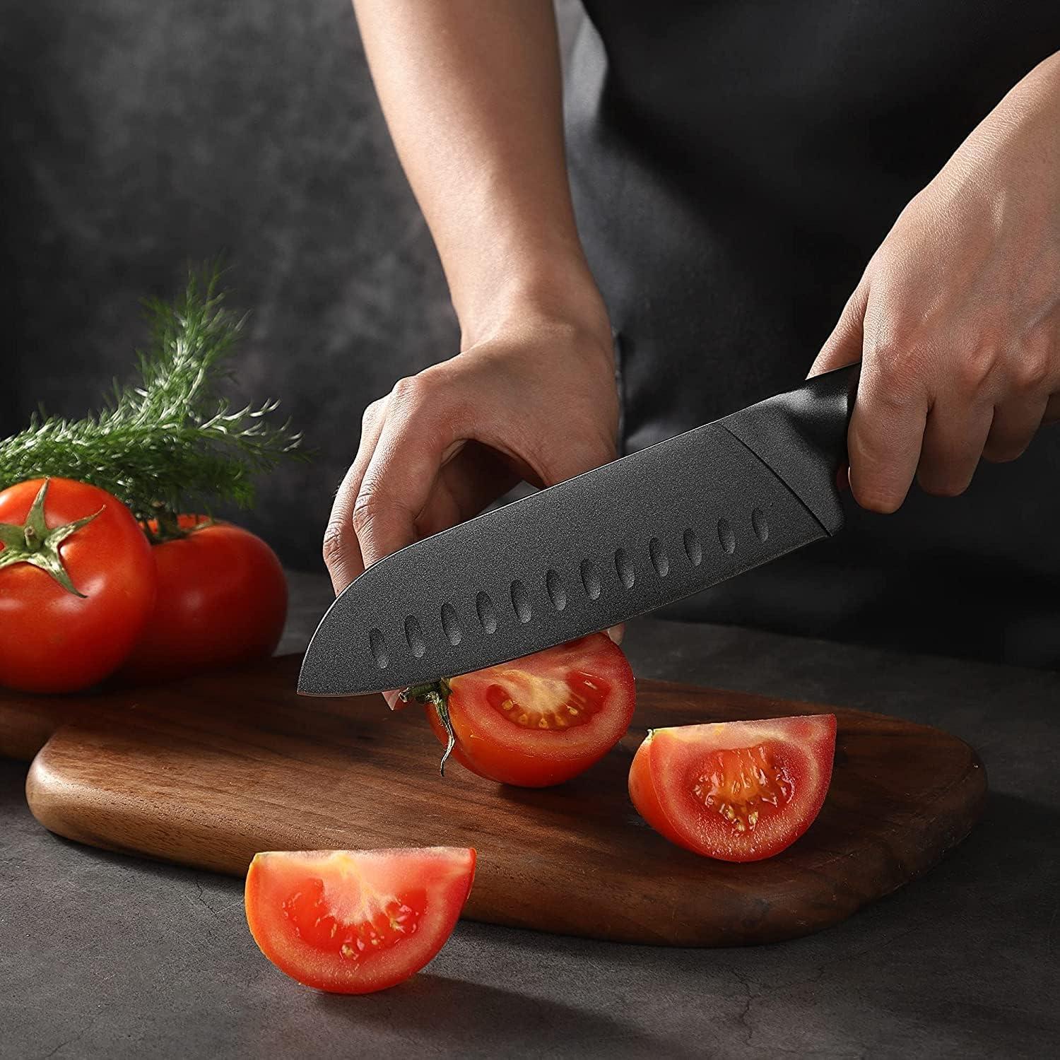 Santoku Profi Kochmesser Japanisches Allzweck Küchenmesser 17cm