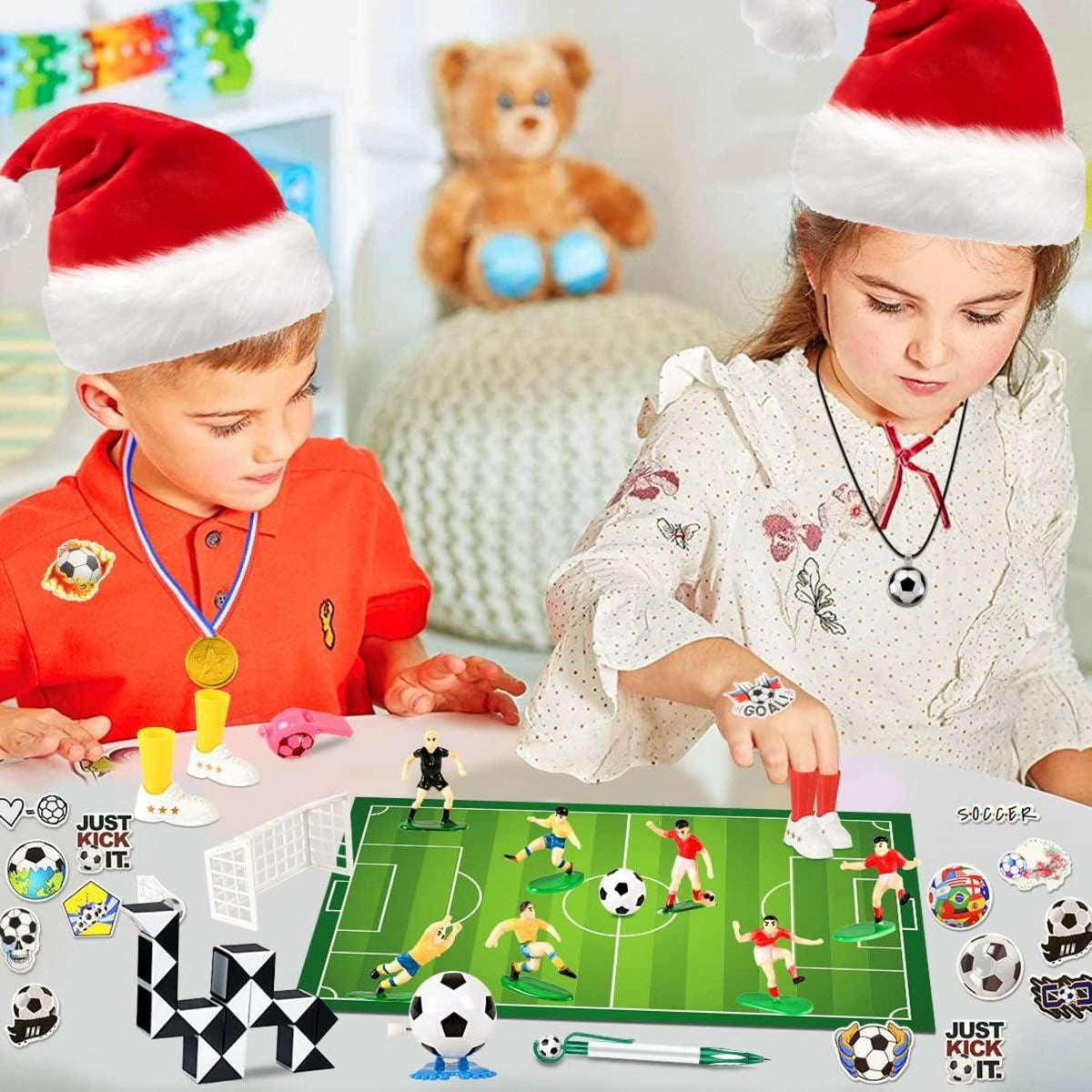 WM 2024 Fußball Adventskalender 24 Tage Spielzeug Überraschungen