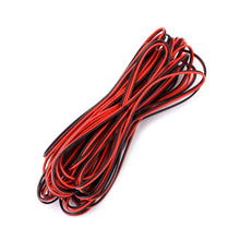 QWORK® 10m 22AWG Elektrischer Draht Schwarz Rot LED Strip