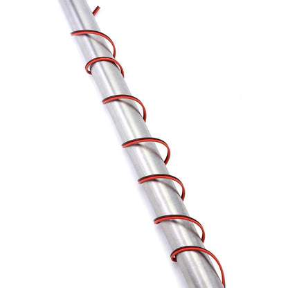 QWORK® 10m 22AWG Elektrischer Draht Schwarz Rot LED Strip