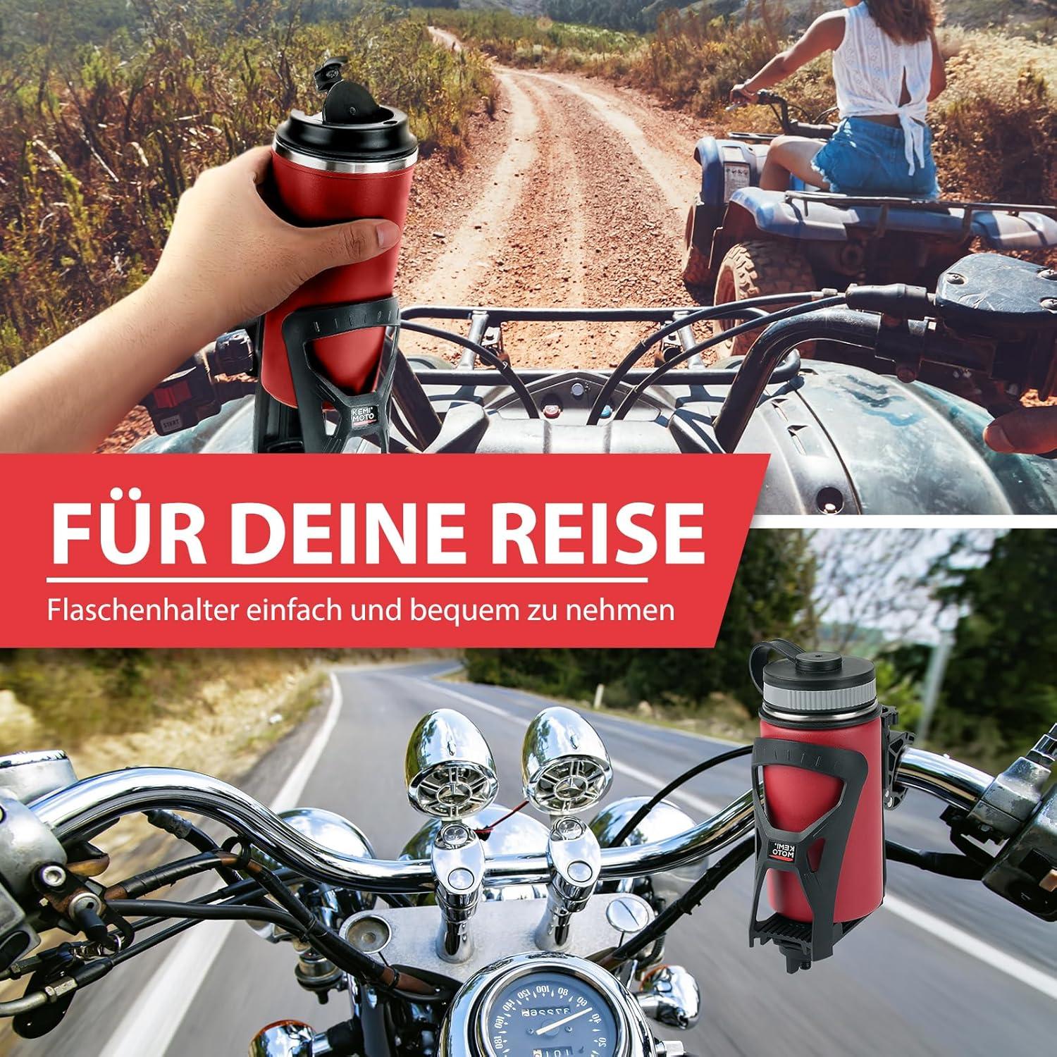 Fahrrad Flaschenhalter Getränkehalter Trinkflaschenhalter Metallklemme Schwarz