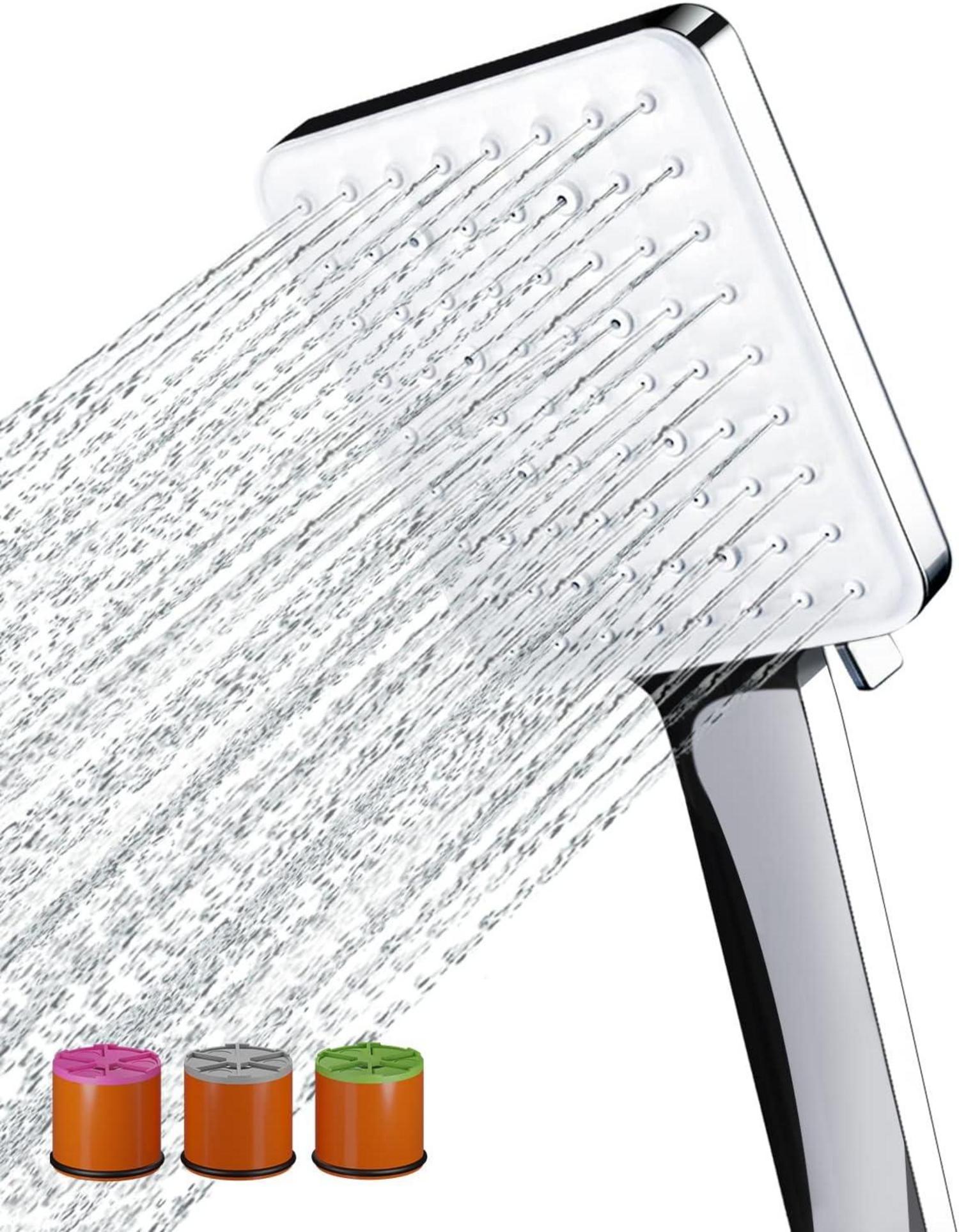Massage Duschkopf Regendusche Wassersparend 6 Strahlarten