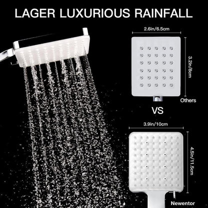 Massage Duschkopf Regendusche Wassersparend 6 Strahlarten