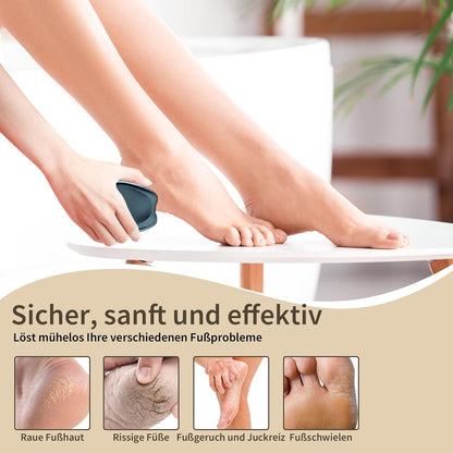 2in1 Nano Glas Hornhautentferner Fußfeile für Nass & Trocken