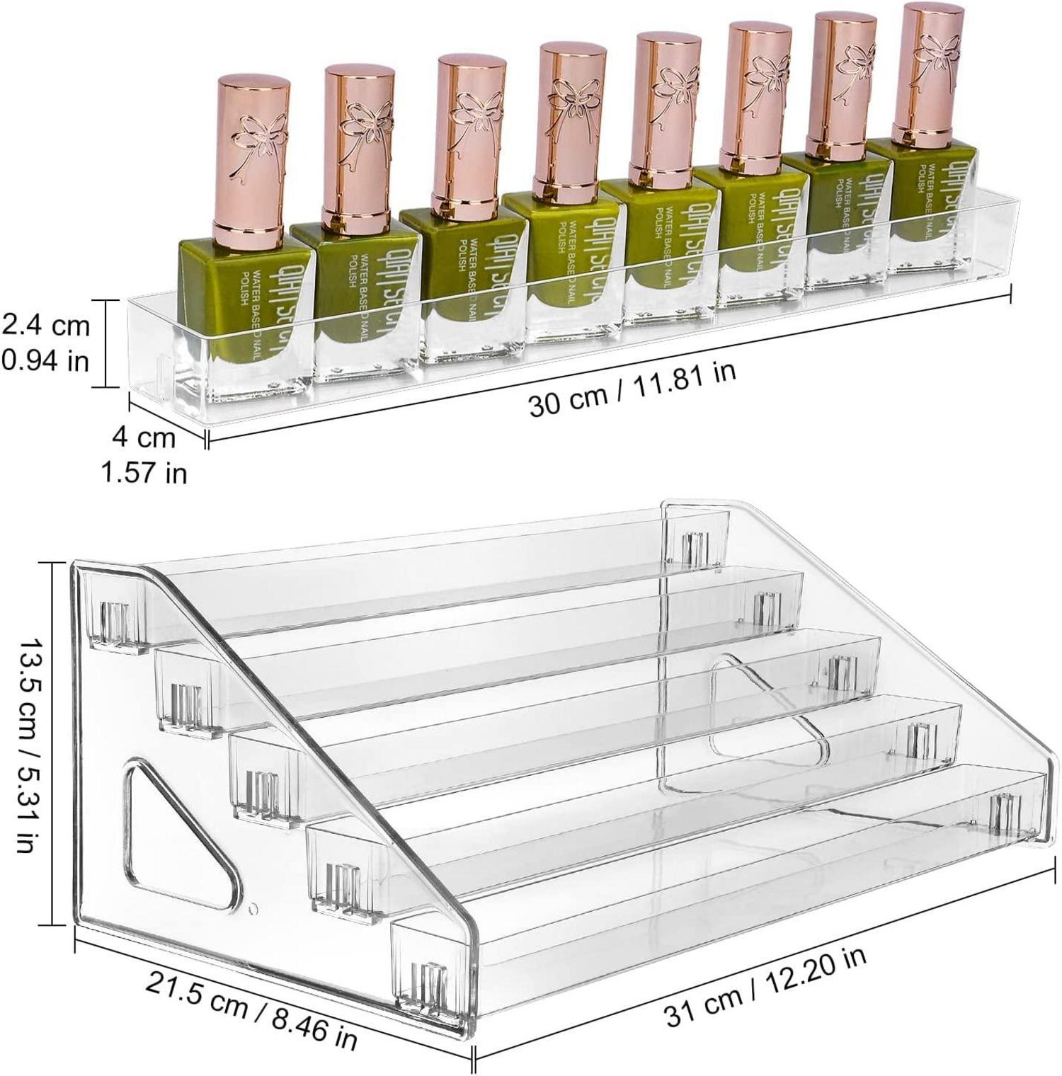 Nagellack Aufbewahrung Acryl Display Rack 60 Flaschen 5
