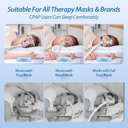 Ergonomisches CPAP-Kissen aus Memory Foam für Seitenschläfer