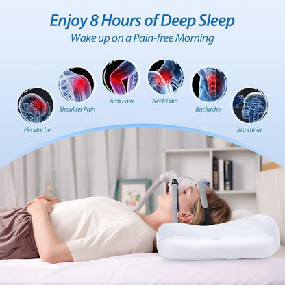 Ergonomisches CPAP-Kissen aus Memory Foam für Seitenschläfer