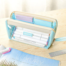 YOKUMA Federmäppchen Durchsichtig Aesthetic Pencil Case