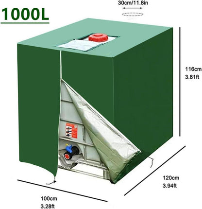 IBC Tank Abdeckung 1000l, Wassertank Regenschutz Schutzhülle