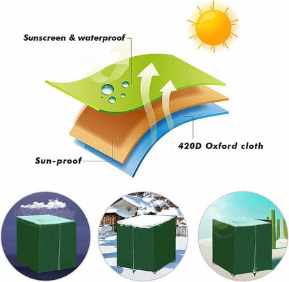 IBC Tank Abdeckung 1000l mit Reißverschluss und UV-Schutz