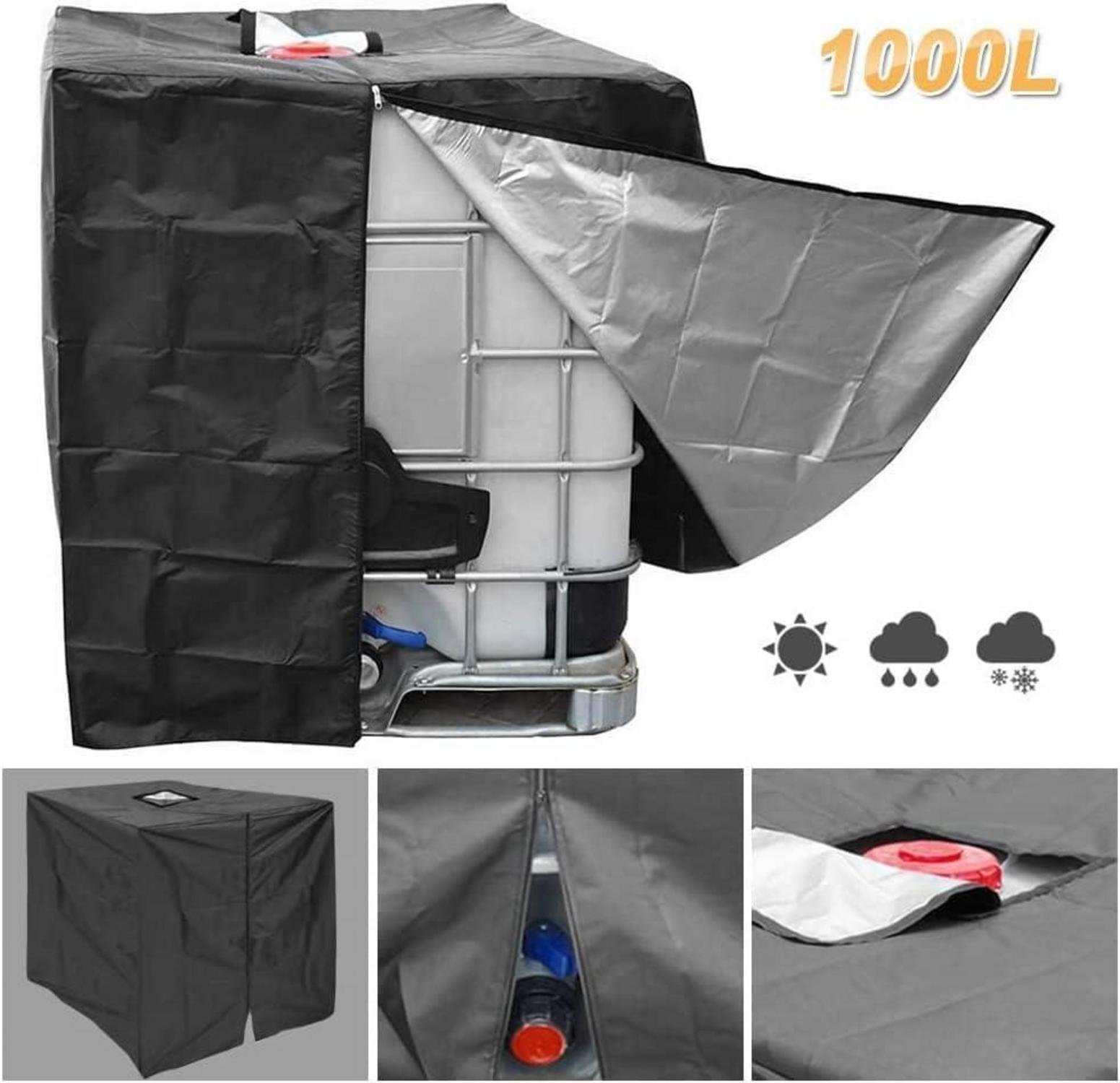 IBC Tank Abdeckung 1000l Wassertank Regenwasser Schutzplane UV-beständig