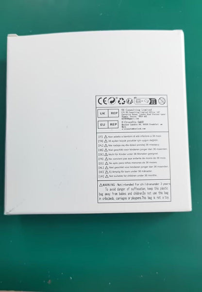 Taschenaschenbecher für Unterwegs 2 Stück Geruchsdicht Schwarz Silber