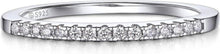Moissanit Verlobungsring Damen Herren Silber 925 Eternity Ring