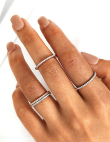 Moissanit Verlobungsring Damen Herren 925 Silber Ehering