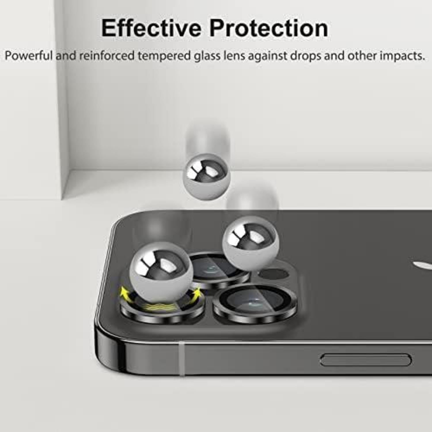 4x SPARIN Kameraschutz für iPhone 14 Pro Max 9H Härte Glas HD Protector