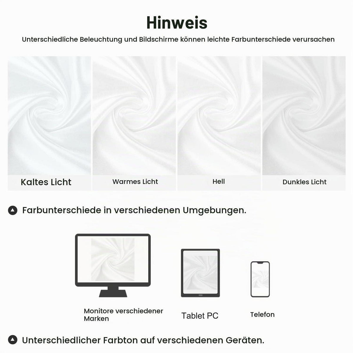 Satin Kissenbezug 2er Set mit Rüschen, 40x80cm, Weiß