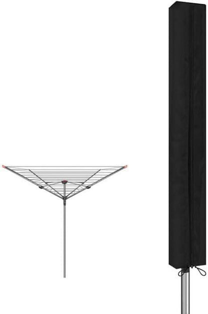 Funshot 420D Oxford Schutzhülle für Wäschespinne Schwarz 180x16x16cm