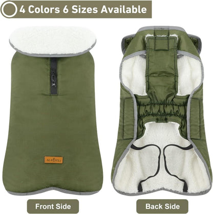 Wasserdichter Winter Fleece Hundemantel für mittlere