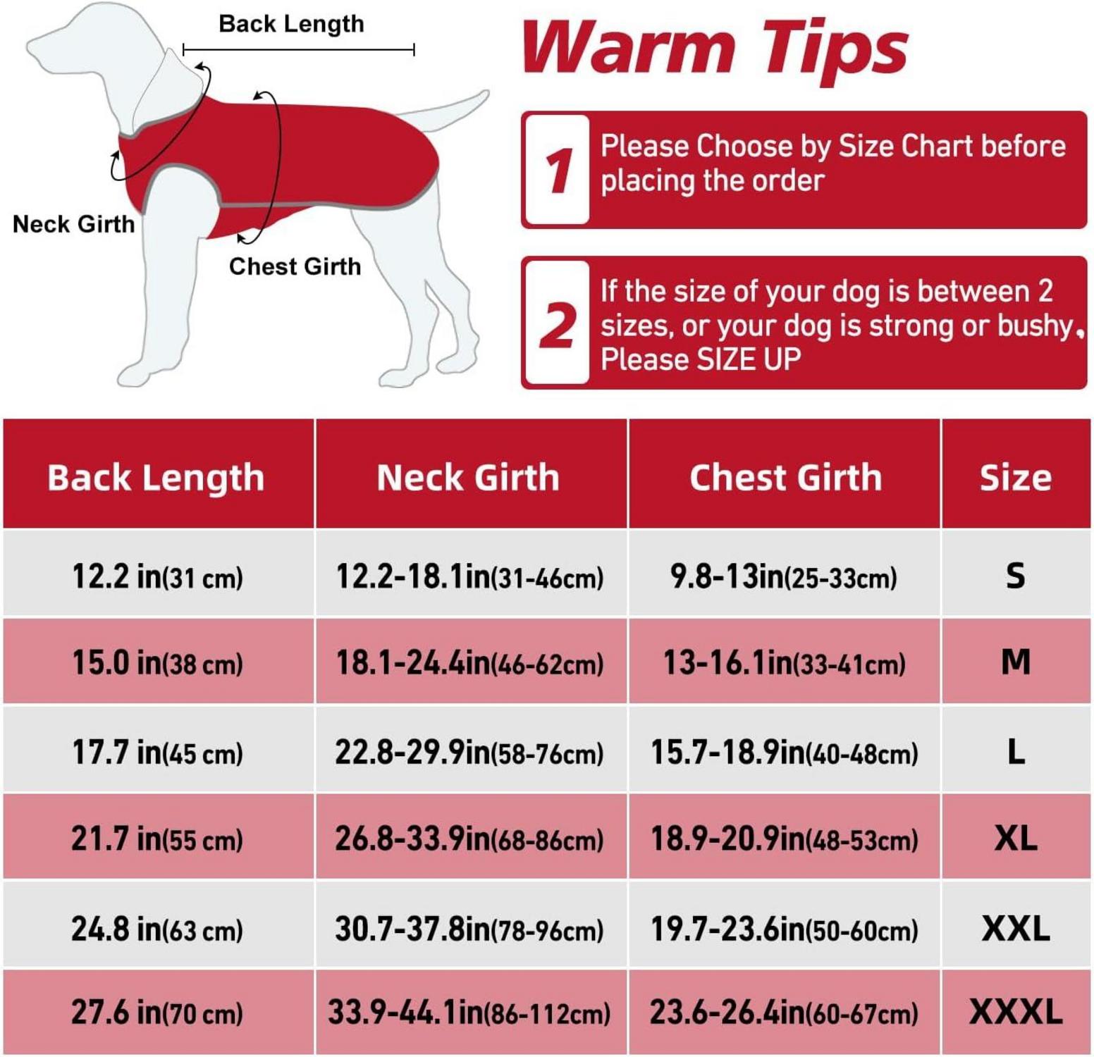 Hundemantel Wasserdicht Winter Fleece Warme Jacke Reflexstreifen