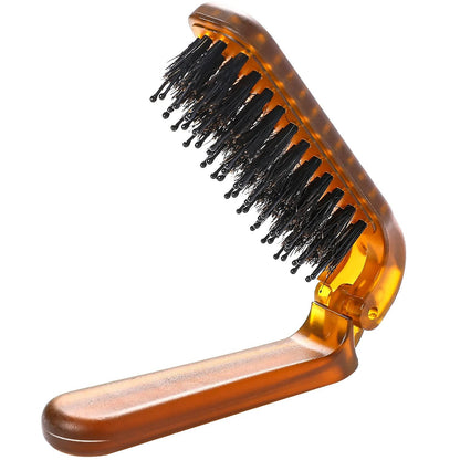 Faltbare Haarbürste Reisehaarbürste Mini Haarkamm Borsten Haarkamm