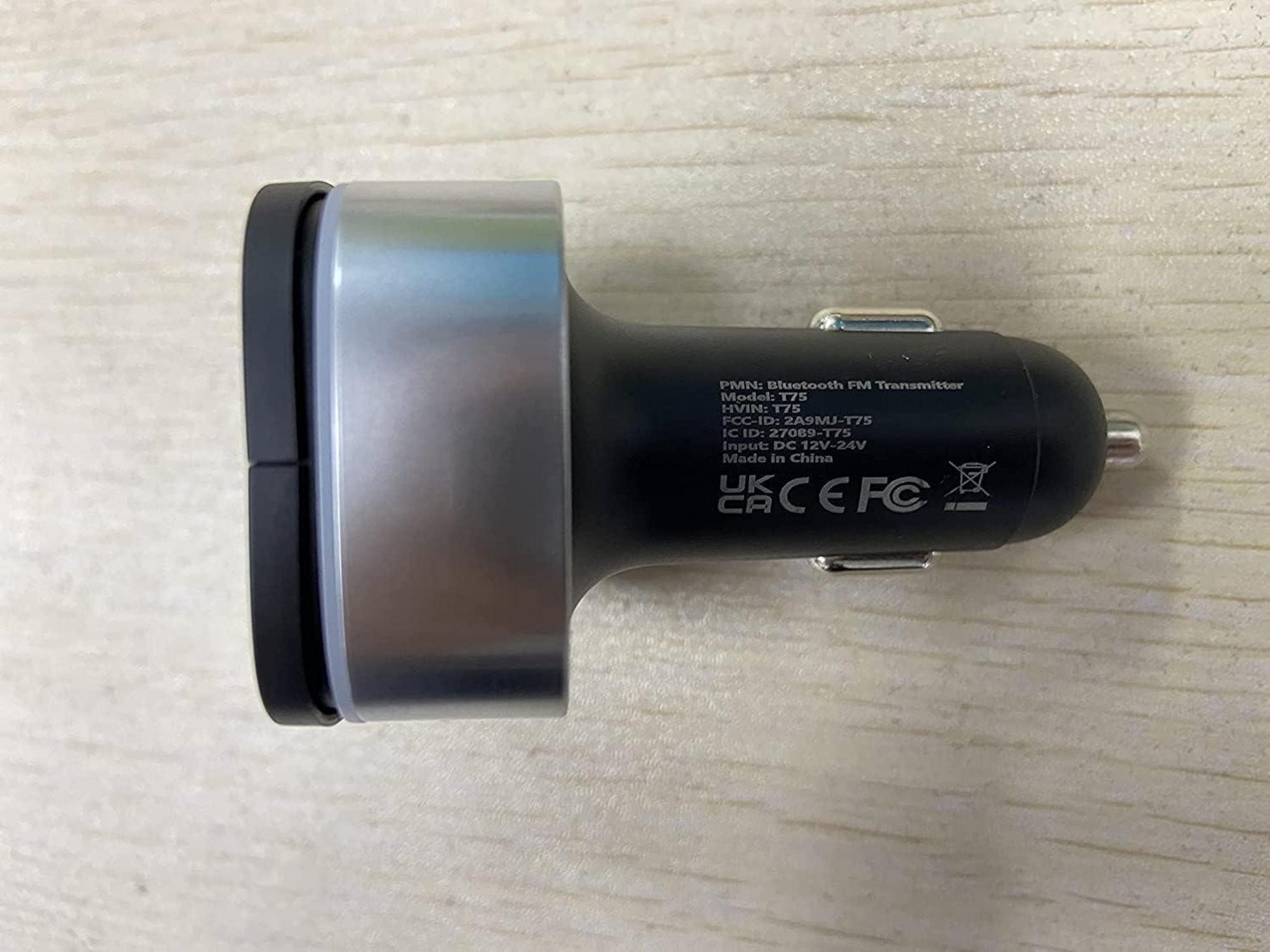 LENCENT Bluetooth 5.0 FM Transmitter, QC3.0 Autoladegerät, Dual-Mikrofone, Deep Bass