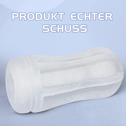Transparenter Kristall Masturbator Cup 3D Realistische Vagina