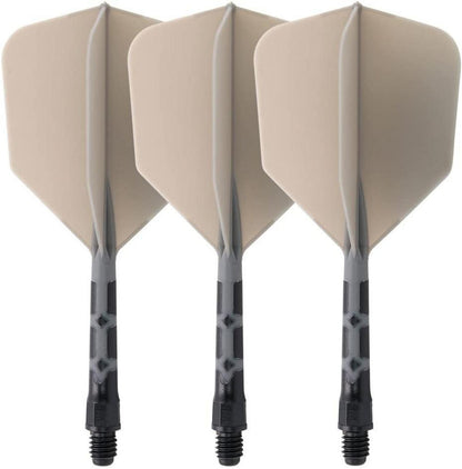 CUESOUL ROST T19 Integrierter Dartschaft Flights Big Wing M-69mm 3er Set