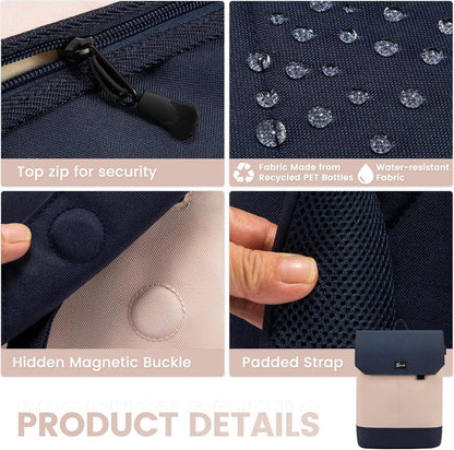 Rucksack Damen 15,6 Zoll Laptop Schulrucksack USB Ladeanschluss