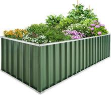 Hochbeet Metall 258x90x60cm Verzinkter Stahl Grau