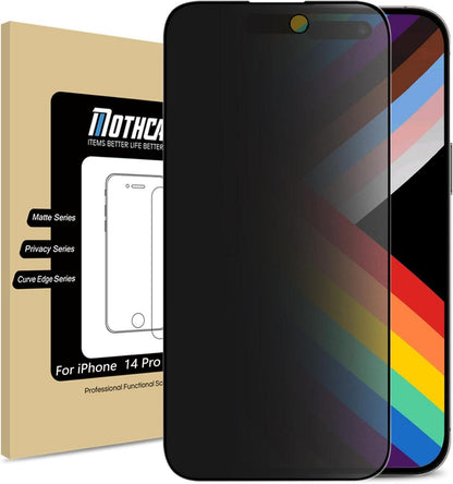 Mothca Sichtschutzfolie Matt iPhone 14 Pro Privacy Glas 9H Schutzfolie