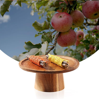 Hamster Kauspielzeug Set 9-teilig Holzbrücke Apfelstäbchen Karotte