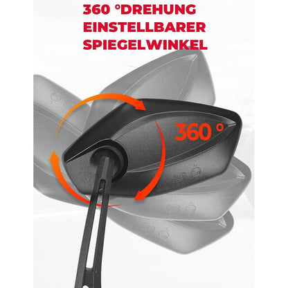 Motorrad Spiegel e geprüft Universal M8 M10 Rückspiegel