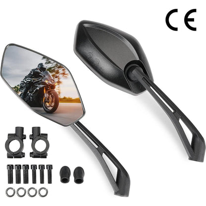 Motorrad Spiegel e geprüft Universal M8 M10 Rückspiegel