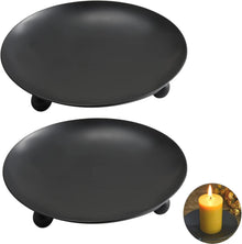 Kerzenhalter Set Metall für Weihnachten Party Deko 9cm 2er Pack