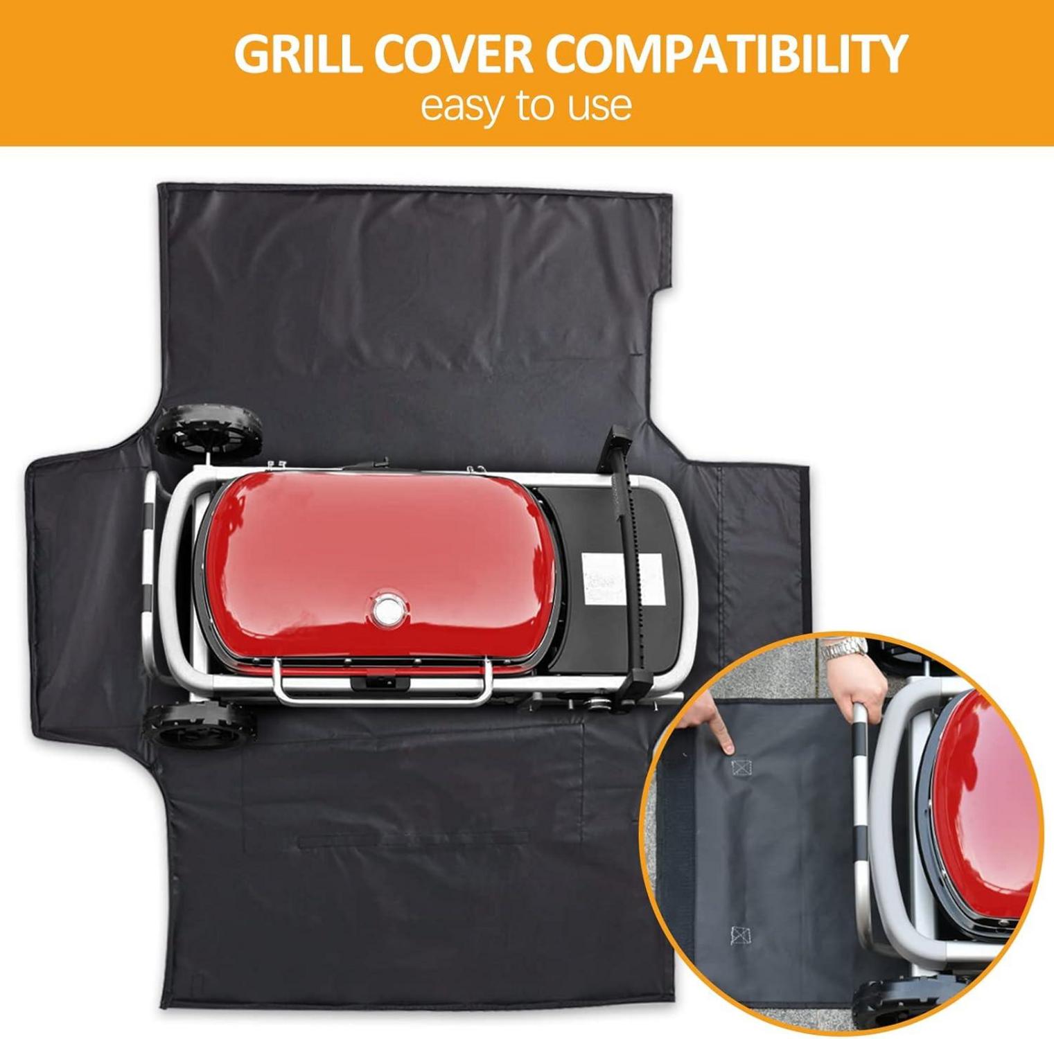 Gasgrill Abdeckung Weber Traveler LP Black 9010053 115x65x24cm