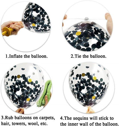 Tortendeko Schwarz Glitzer 18 Geburtstag Cake Topper Party Jungen Mädchen