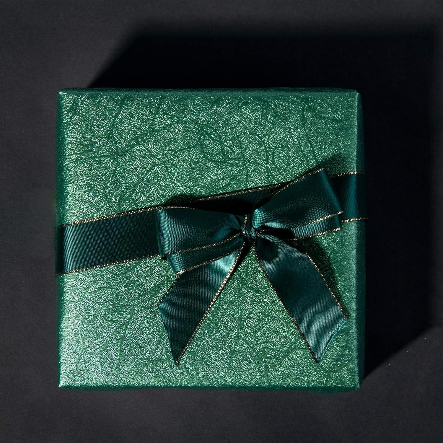 RUSPEPA Wendbare Geschenkpapierrolle Grün Schwarz 43,2cm x