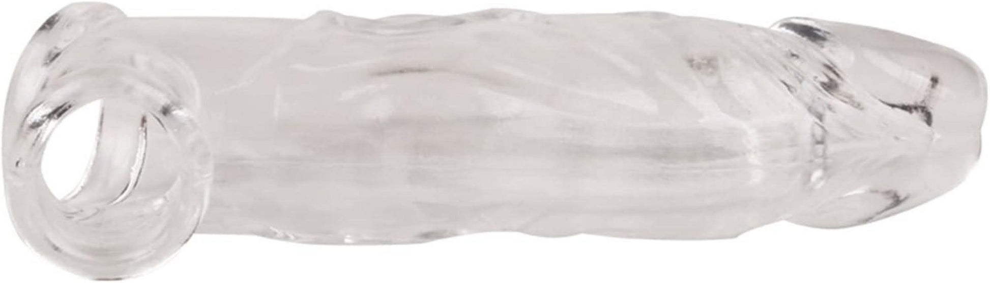 Penishülle Penis Sleeve Extender 17cm Hodenring Dildo Verzögerung Sex Toys