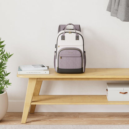 LOVEVOOK Rucksack Damen 15.6 Zoll Laptop Schulrucksack