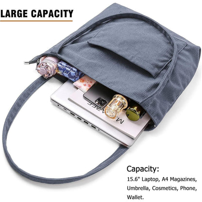 Captain Blues Cord Umhängetasche Damen Groß Tote Bag für
